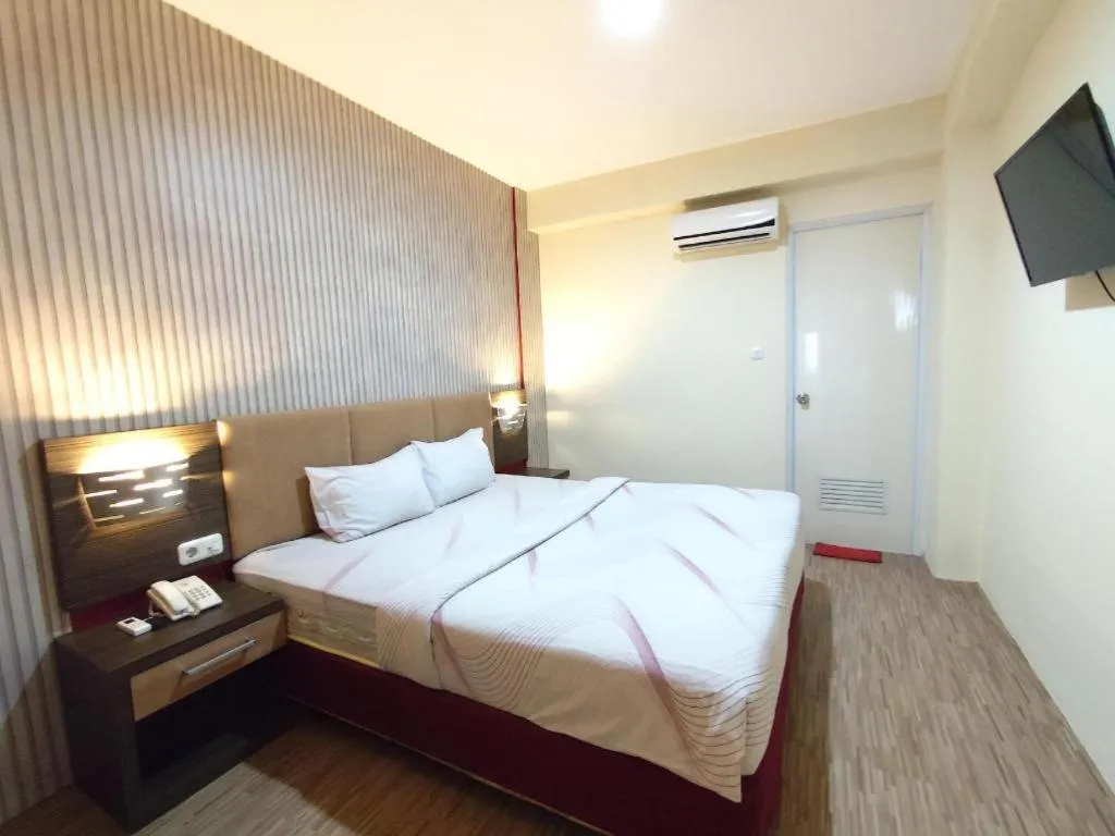 Bed in Hotel Pantes Semarang