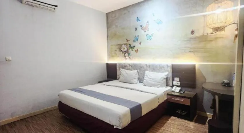 Bed in Hotel Pantes Semarang