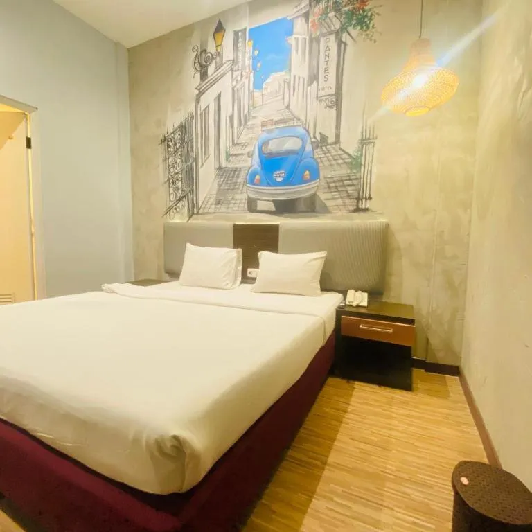 Bed in Hotel Pantes Semarang