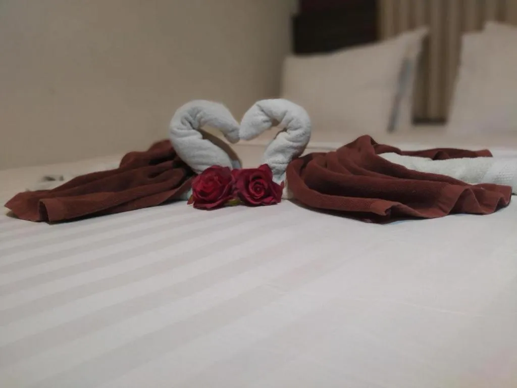 Bed in Hotel Pantes Semarang