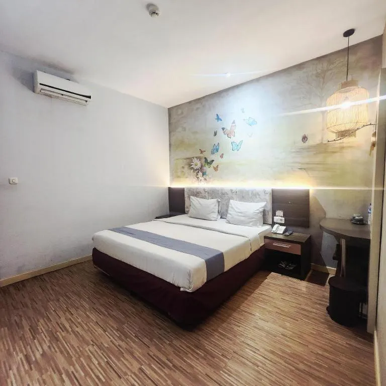 Bed in Hotel Pantes Semarang