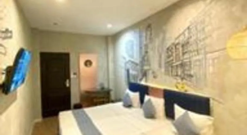 Bed in Hotel Pantes Semarang