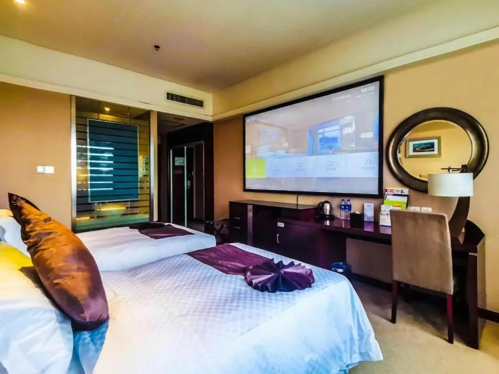 Bed in Pingyao Fengyan Jianguo Hotel