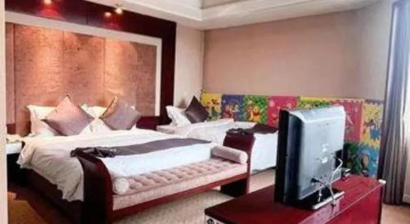 Bed in Pingyao Fengyan Jianguo Hotel