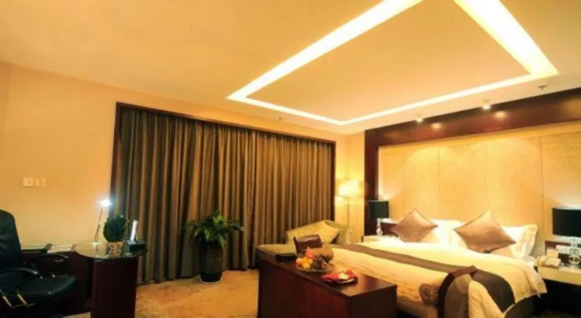 Bed in Pingyao Fengyan Jianguo Hotel