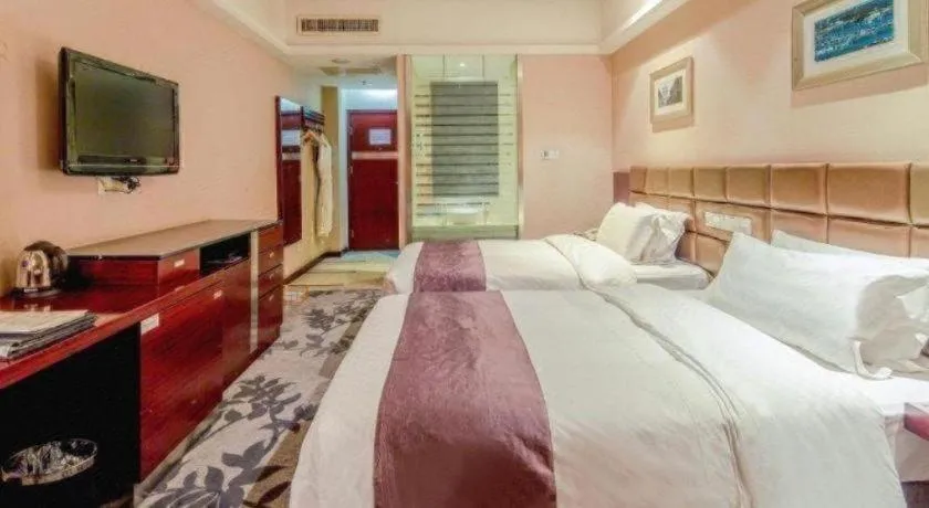 Bed in Pingyao Fengyan Jianguo Hotel