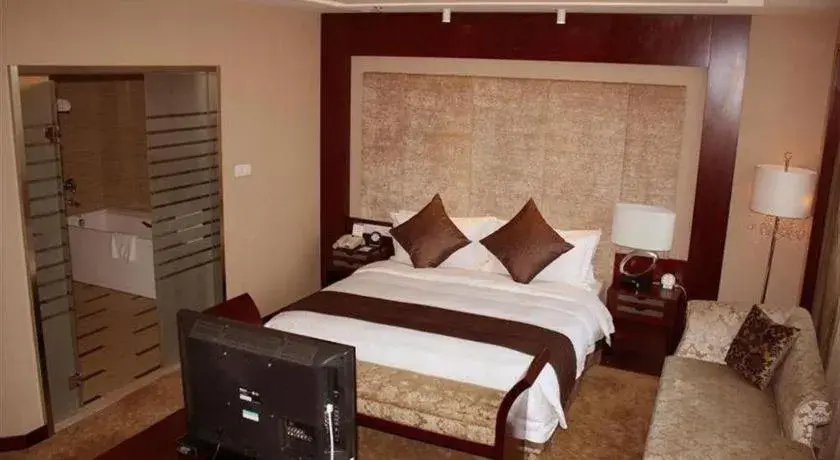 Bed in Pingyao Fengyan Jianguo Hotel Bed in Pingyao Fengyan Jianguo Hotel