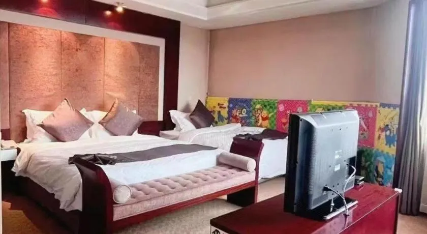 Bed in Pingyao Fengyan Jianguo Hotel