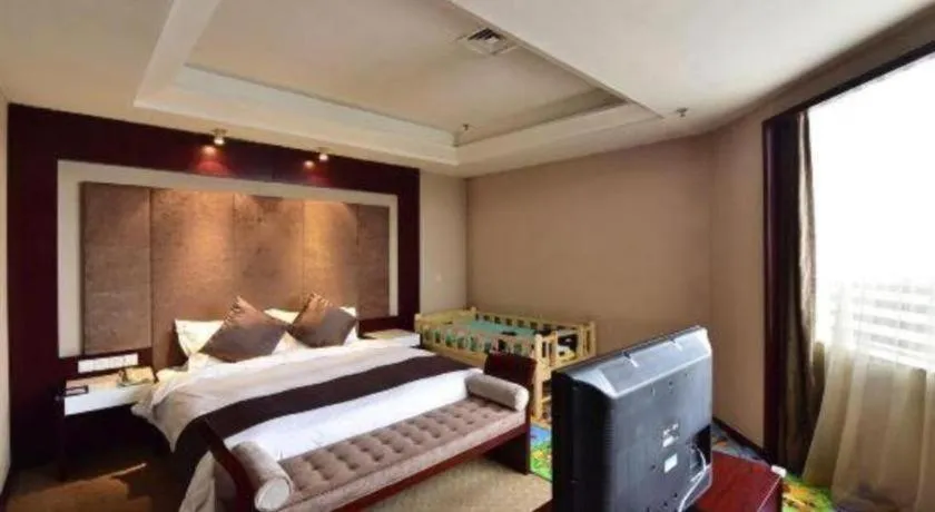 Bed in Pingyao Fengyan Jianguo Hotel