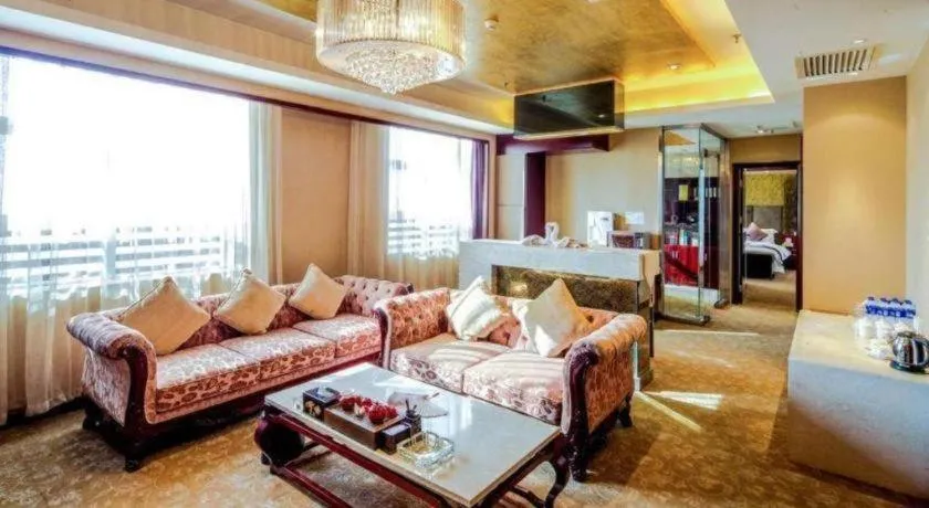 Bed in Pingyao Fengyan Jianguo Hotel