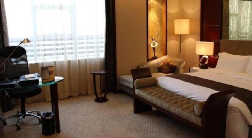 Bed in Pingyao Fengyan Jianguo Hotel