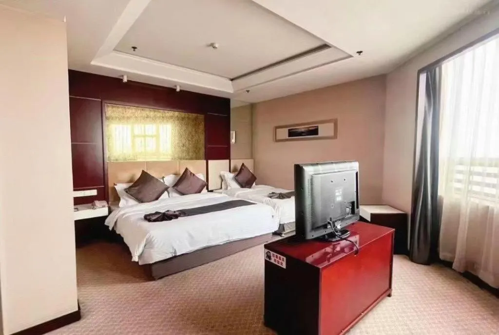 Bed in Pingyao Fengyan Jianguo Hotel