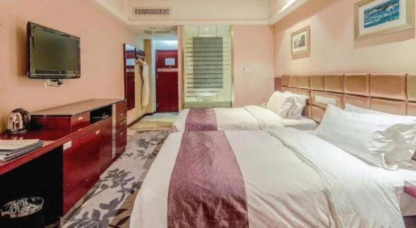 Bed in Pingyao Fengyan Jianguo Hotel