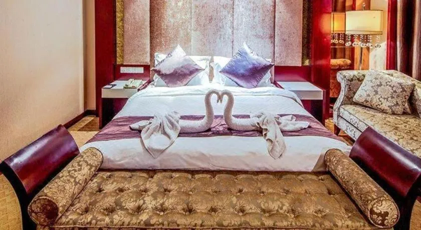 Bed in Pingyao Fengyan Jianguo Hotel