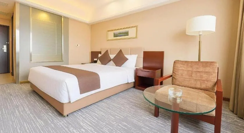 Bed in Pingyao Fengyan Jianguo Hotel