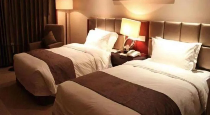 Bed in Pingyao Fengyan Jianguo Hotel