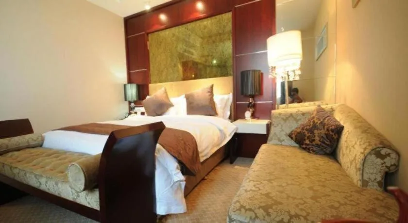 Bed in Pingyao Fengyan Jianguo Hotel