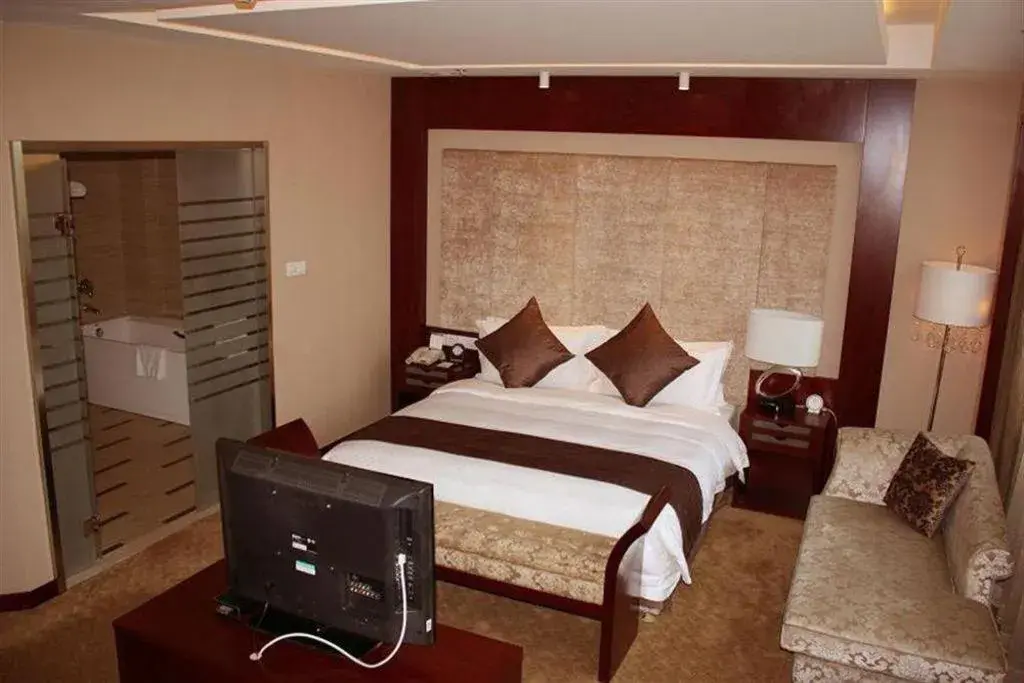 Bed in Pingyao Fengyan Jianguo Hotel Bed in Pingyao Fengyan Jianguo Hotel