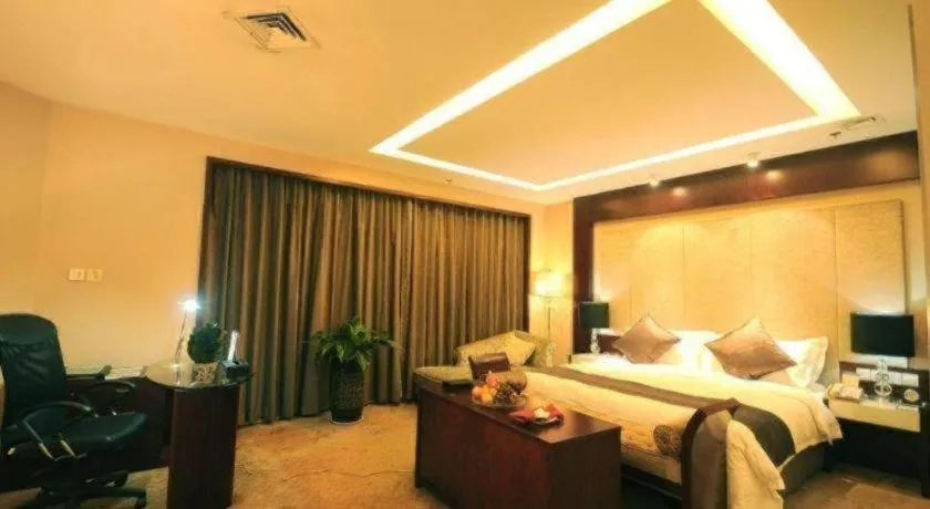 Bed in Pingyao Fengyan Jianguo Hotel