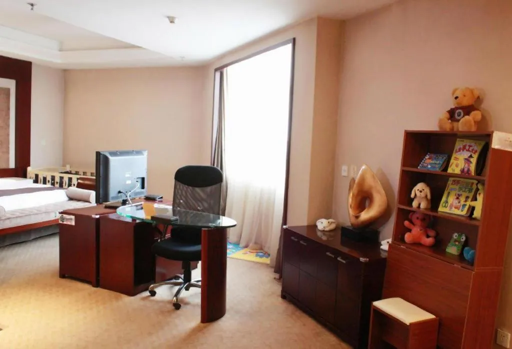 Bed in Pingyao Fengyan Jianguo Hotel