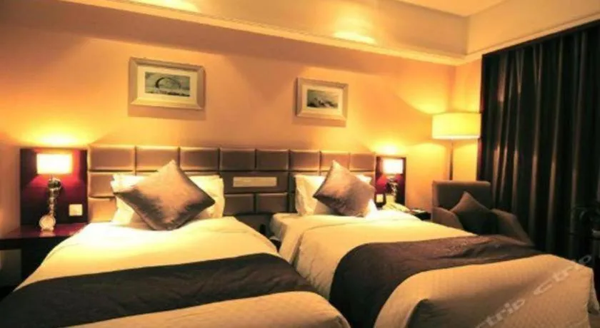 Bed in Pingyao Fengyan Jianguo Hotel