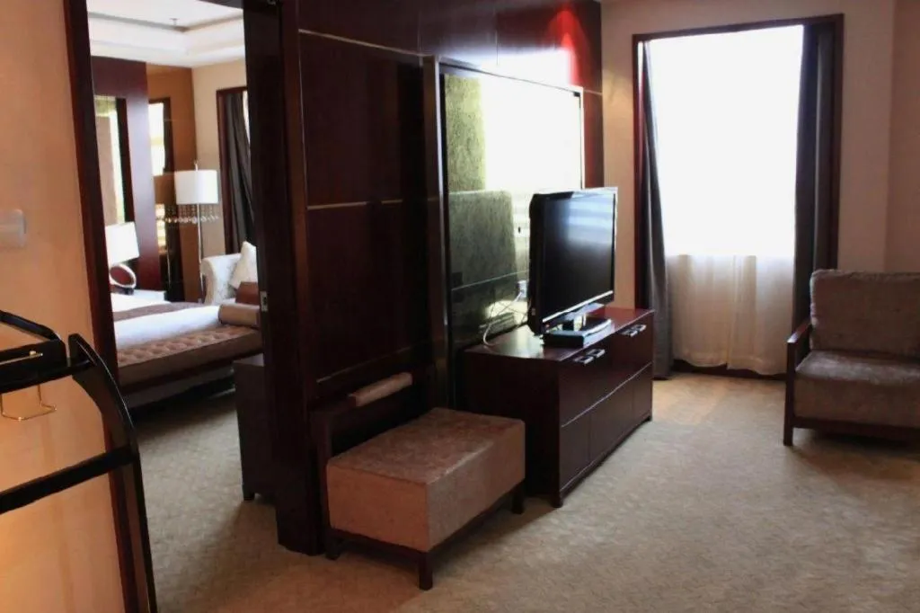 Bed in Pingyao Fengyan Jianguo Hotel