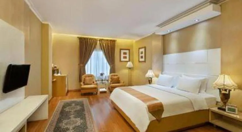 Bed in Sahati Hotel