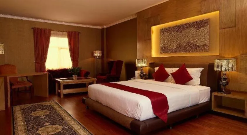 Bed in Sahati Hotel