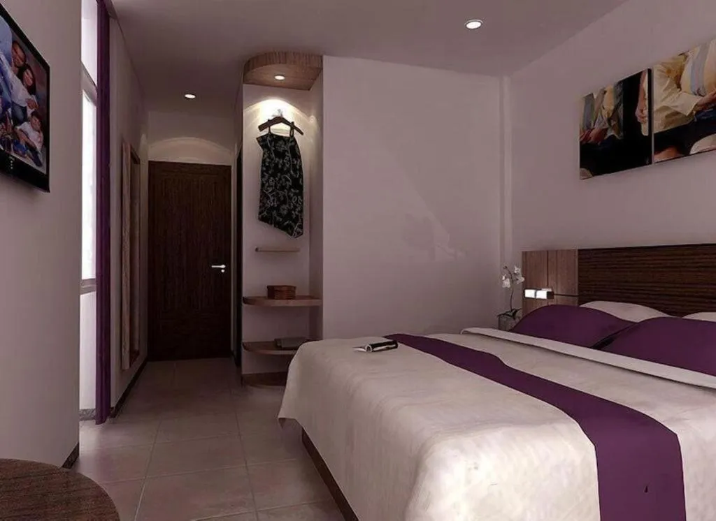 Bed in Amantis Hotel