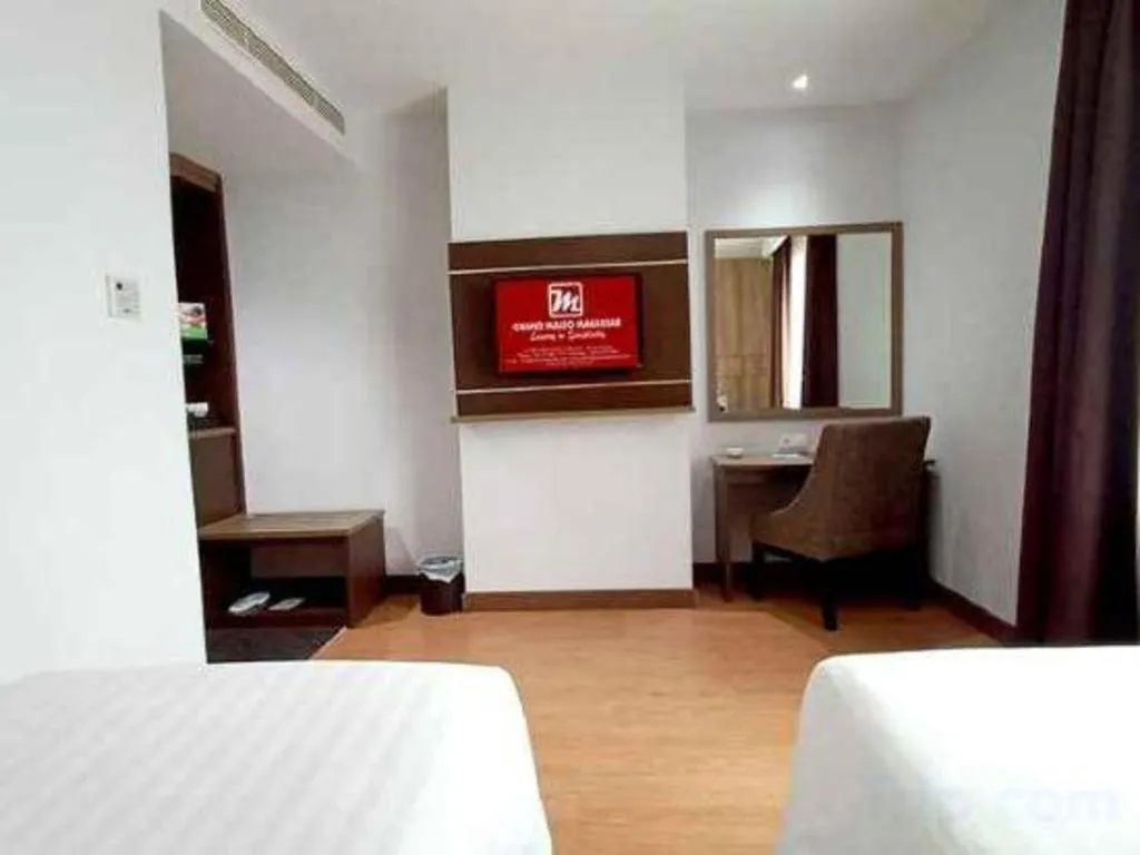 Bed in D Maleo Hotel Makassar
