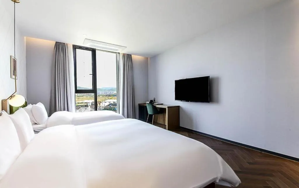 Bed in Gimhae Perfect Hotel