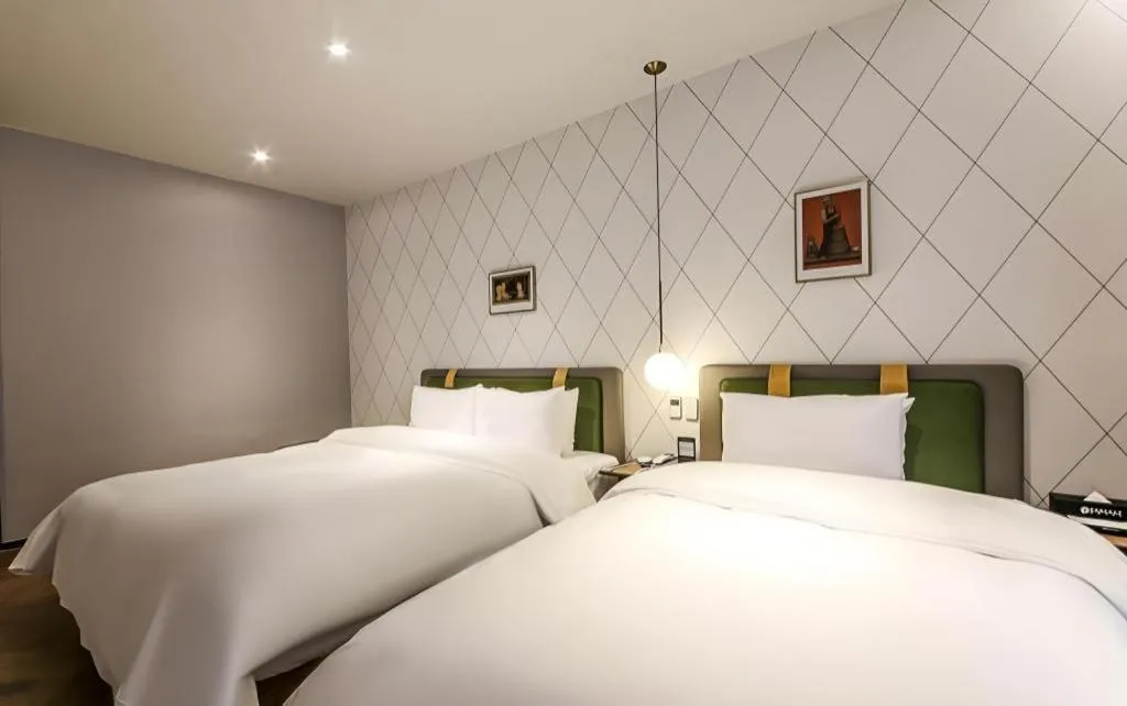 Bed in Gimhae Perfect Hotel