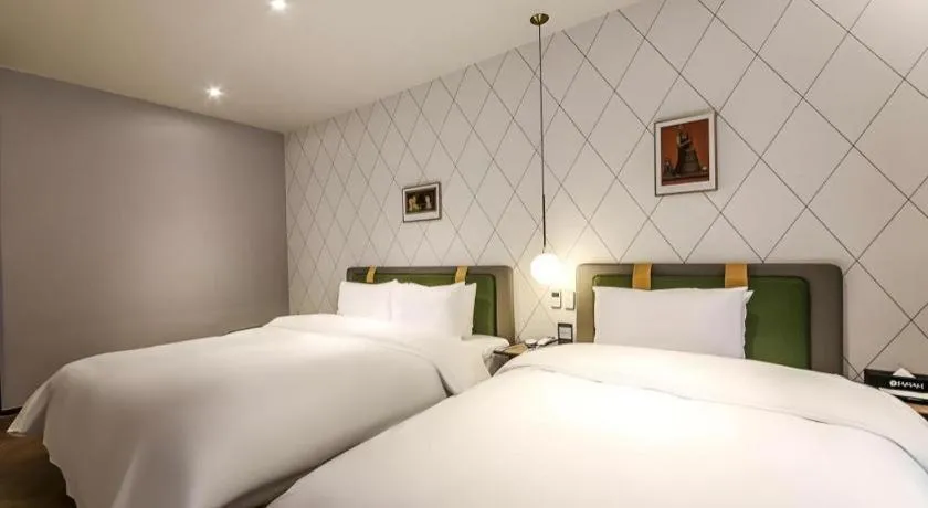 Bed in Gimhae Perfect Hotel