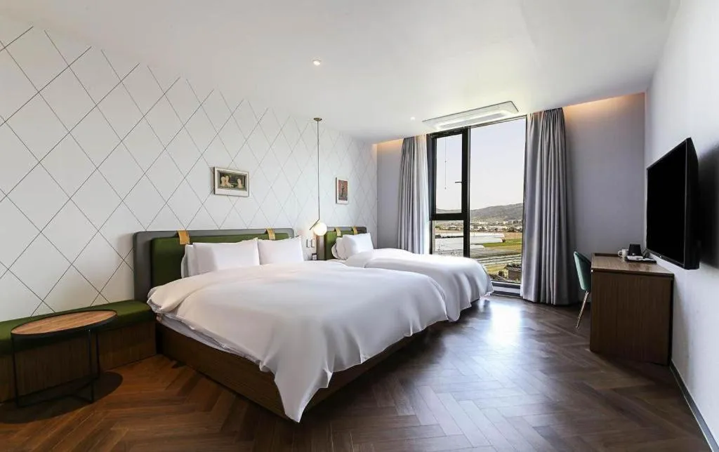 Bed in Gimhae Perfect Hotel