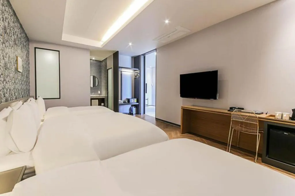 Bed in Gimhae Perfect Hotel