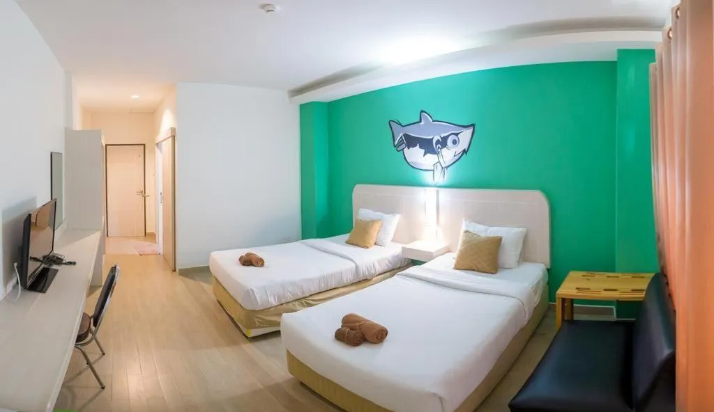 Bed in Silayok Grand Hotel