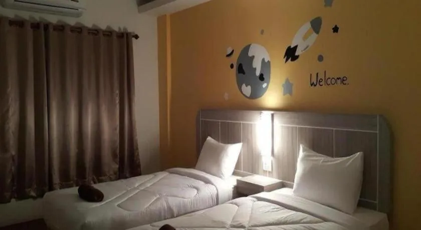 Bed in Silayok Grand Hotel