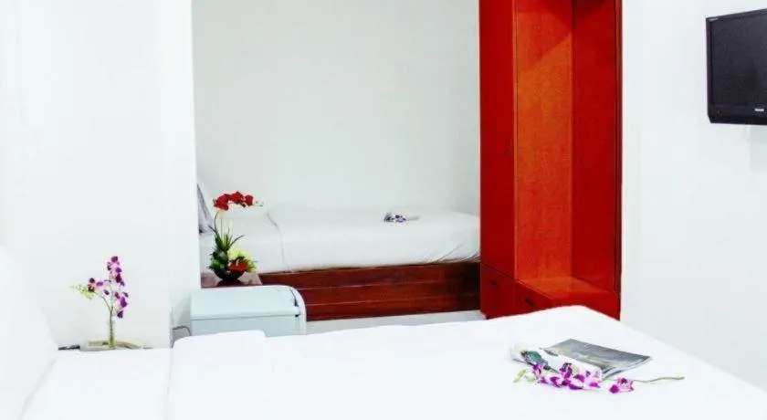 Bed in Mi Linh Hotel