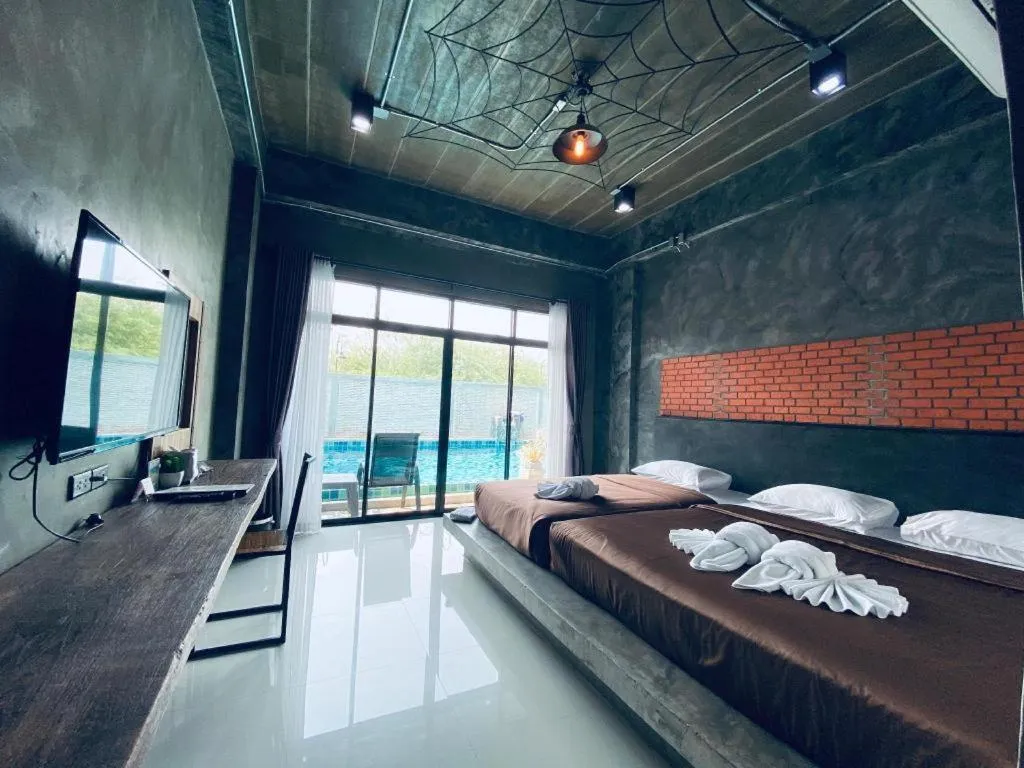 Bed in The Smile Loft HuaHin
