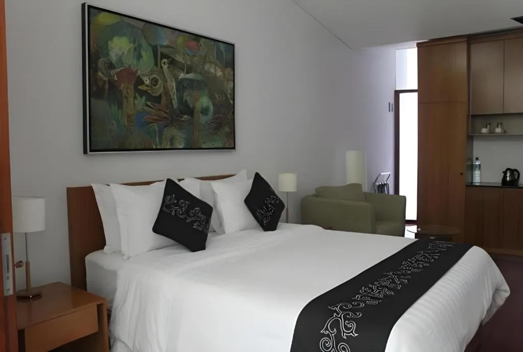 Bed in VillaTel Salse