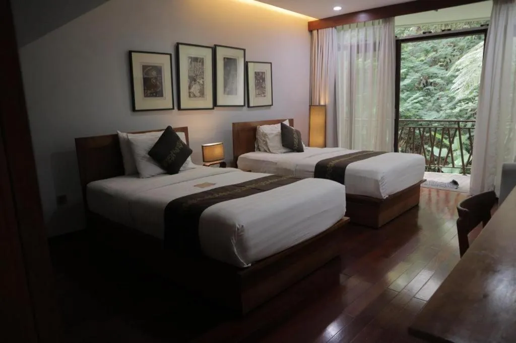 Bed in VillaTel Salse