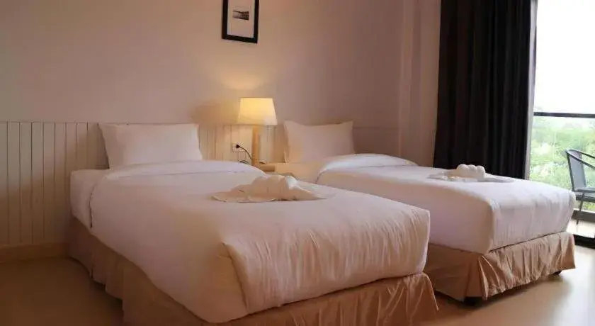 Bed in Villa Gris Pranburi Bed in Villa Gris Pranburi