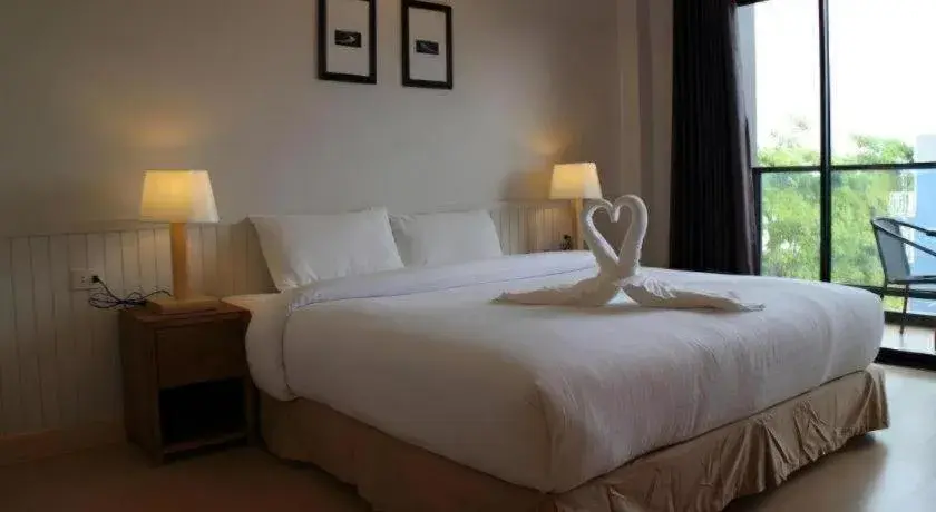 Bed in Villa Gris Pranburi Bed in Villa Gris Pranburi