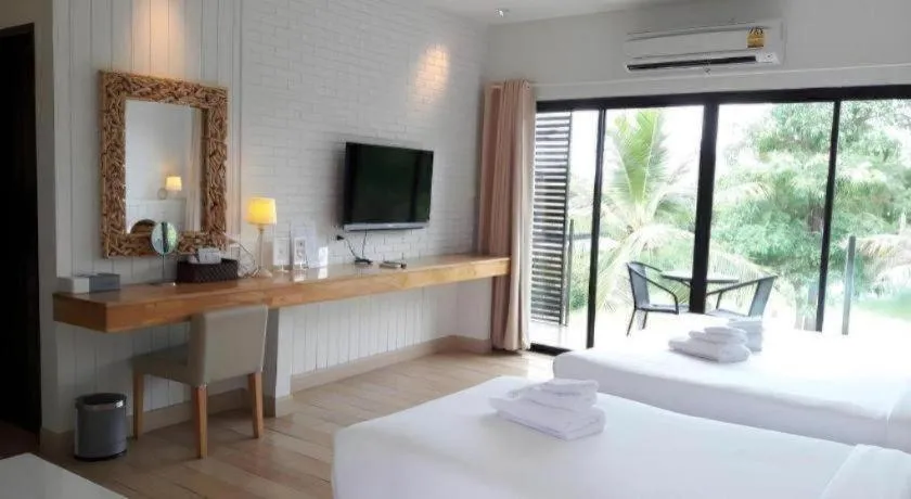 Bed in Villa Gris Pranburi
