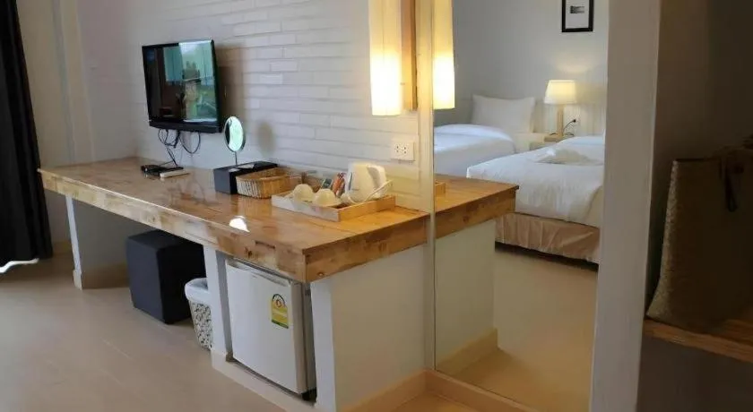 Bed in Villa Gris Pranburi