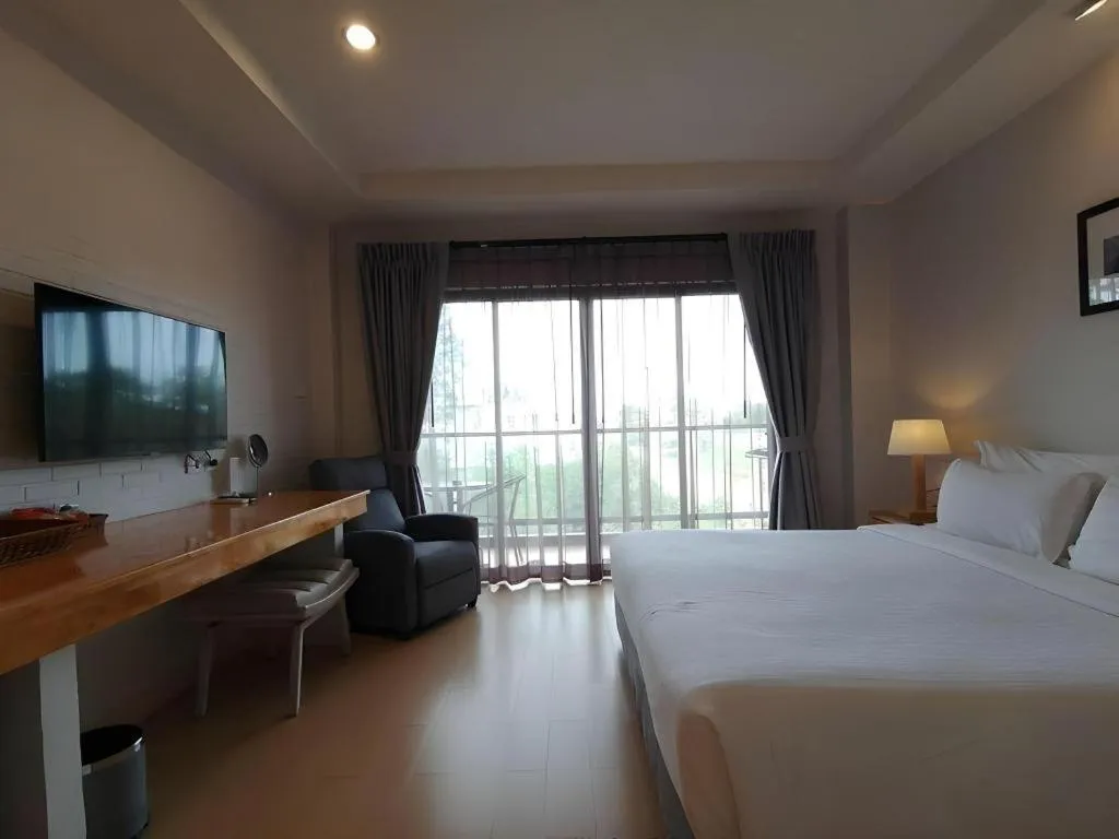 Bed in Villa Gris Pranburi