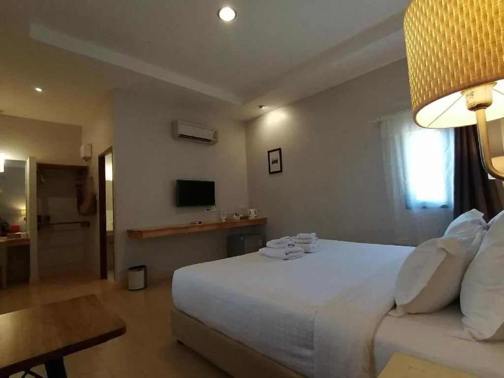 Bed in Villa Gris Pranburi