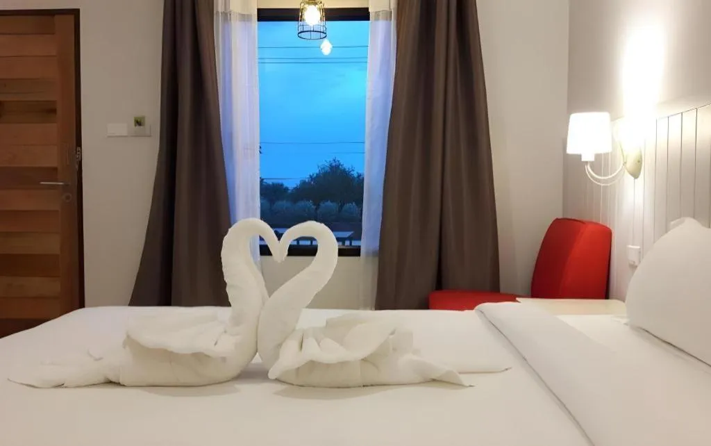 Bed in Villa Gris Pranburi