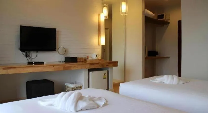 Bed in Villa Gris Pranburi