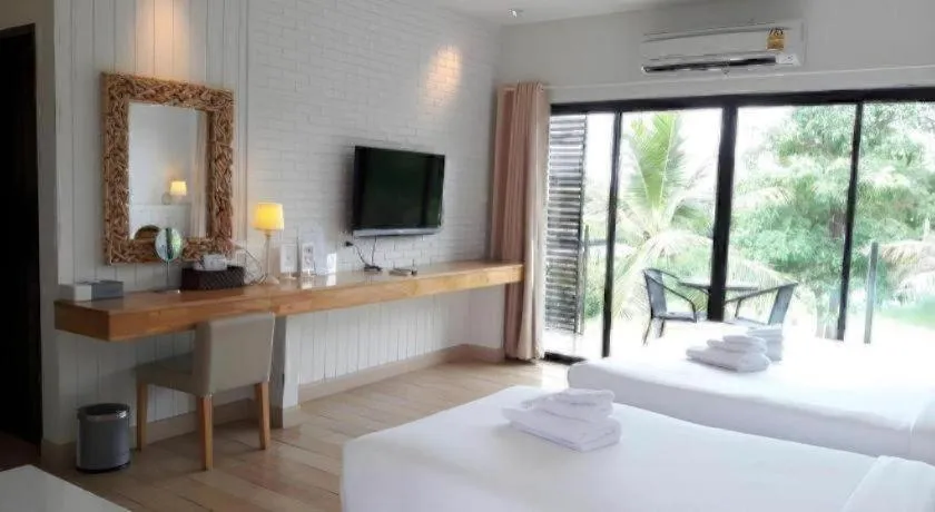 Bed in Villa Gris Pranburi